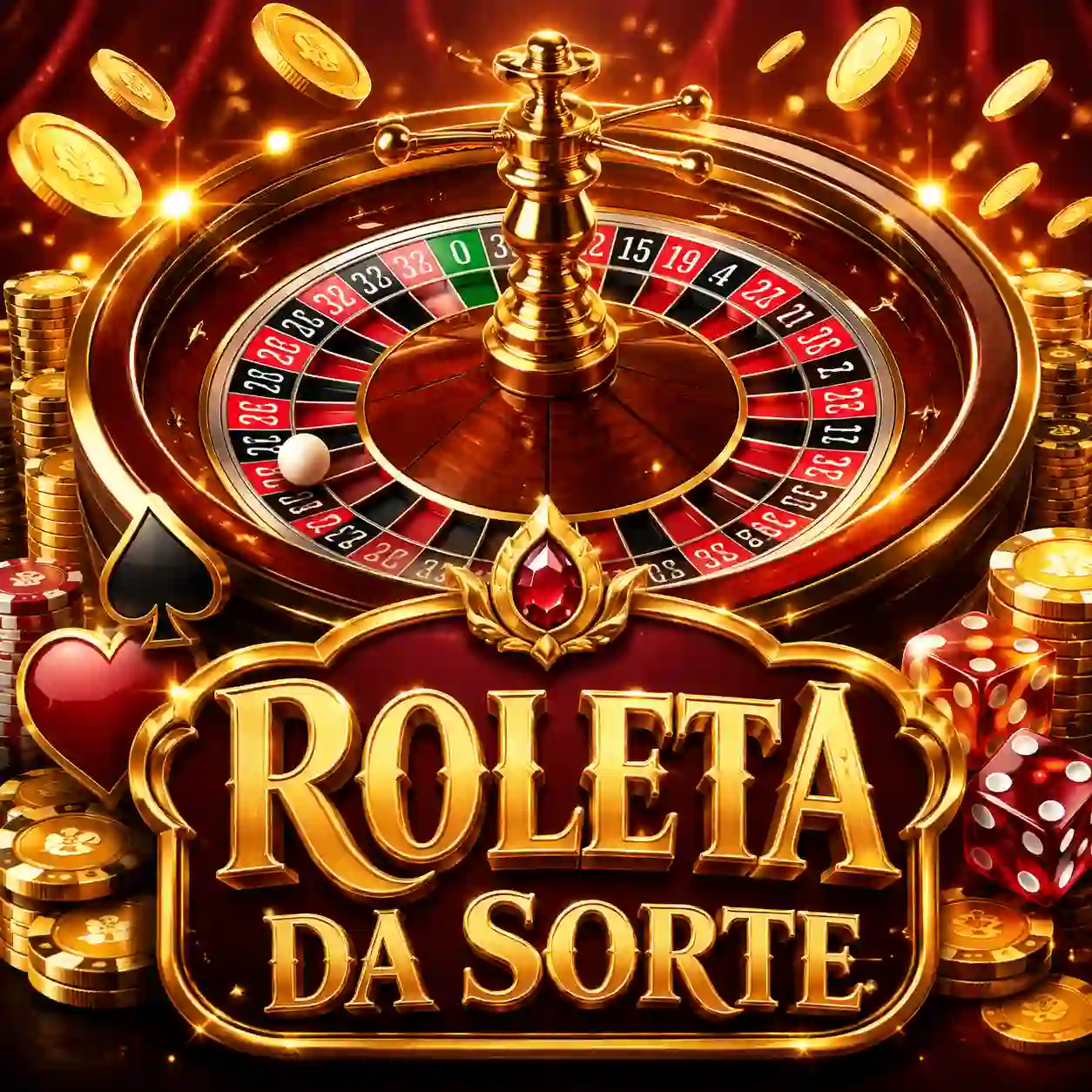 Card de mesa de roleta com acabamento VIP